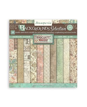 Stamperia Brocante Antiques Backgrounds 8x8 Inch Paper Pack (SBBS102) Stamperia Brocante Antiques Backgrounds 8x8 Inch Paper Pack (SBBS102)