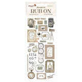 Stamperia Brocante Antiques Rub-On 4x8,5 Inch Clocks (DFLRB78)