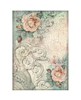 Stamperia Brocante Antiques A4 Rice Paper Roses (DFSA4853)