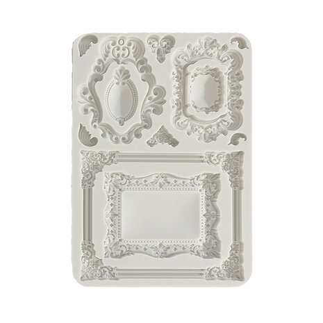 Stamperia Brocante Antiques Silicon Mould A5 Frames (KACMA514) Stamperia Brocante Antiques Silicon Mould A5 Frames (KACMA514)