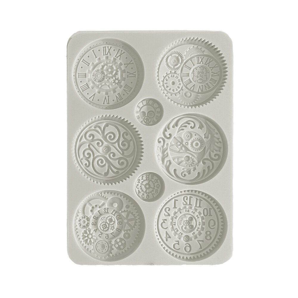 Stamperia Brocante Antiques Silicon Mould A5 Clocks (KACMA517) Stamperia Brocante Antiques Silicon Mould A5 Clocks (KACMA517)