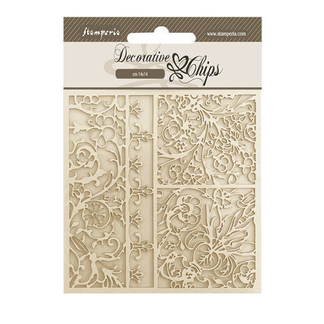 Stamperia Brocante Antiques Decorative Chips Patterns (SCB210) Stamperia Brocante Antiques Decorative Chips Patterns (SCB210)