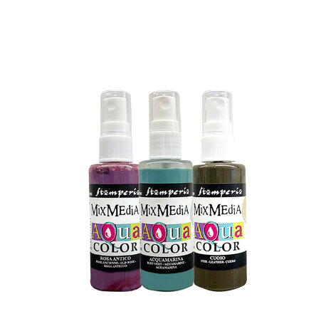 Stamperia Brocante Antiques Aquacolor Paint Kit (KAQXBR) Stamperia Brocante Antiques Aquacolor Paint Kit (KAQXBR)