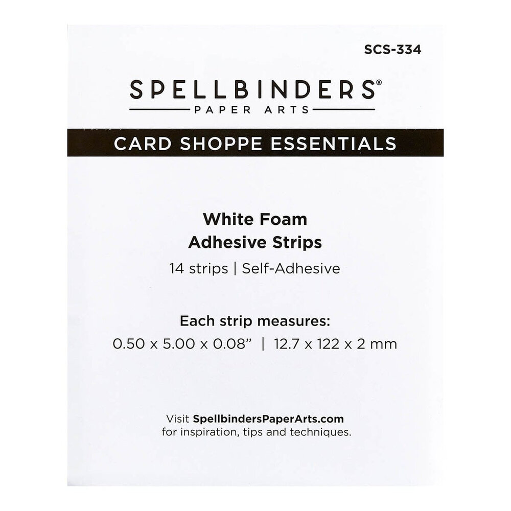 Spellbinders Self-Adhesive Foam Strips 2mm (SCS-334) Spellbinders Self-Adhesive Foam Strips 2mm (SCS-334)