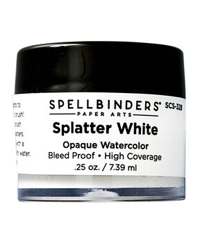 Spellbinders Splatter White Opaque Watercolor (SCS-328) Spellbinders Splatter White Opaque Watercolor (SCS-328)