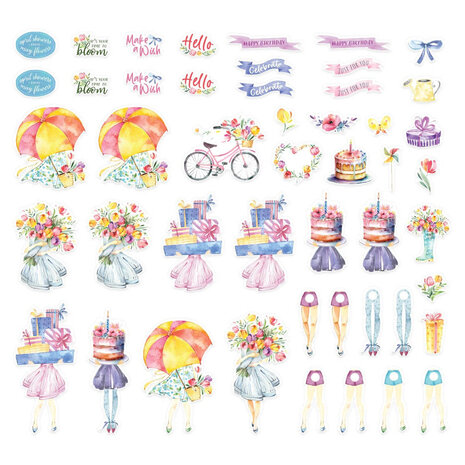 Spellbinders Dancin' Watercolor Printed Die Cuts Celebrations (SCS-329) Spellbinders Dancin' Watercolor Printed Die Cuts Celebrations (SCS-329)