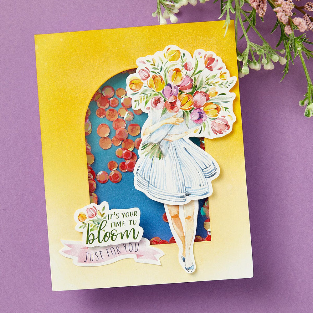 Spellbinders Dancin' Watercolor Printed Die Cuts Celebrations (SCS-329) Spellbinders Dancin' Watercolor Printed Die Cuts Celebrations (SCS-329)