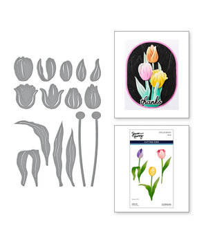 Spellbinders Tulip Garden Snijmal Tulip Trio (S6-234) Spellbinders Tulip Garden Snijmal Tulip Trio (S6-234)