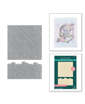 Spellbinders Mirrored Arch Luxe Backdrop and Border 3D Emboss & Cut Folder (E3D-075) Spellbinders Mirrored Arch Luxe Backdrop and Border 3D Emboss & Cut Folder (E3D-075)