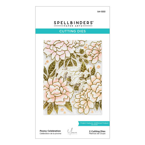 Spellbinders Let's Celebrate Snijmal Peony Celebration (S4-1333)