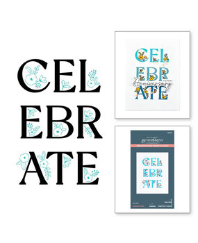 Spellbinders Let's Celebrate Celebrate Flowers Registration Press Plate (BPR-003) Spellbinders Let's Celebrate Celebrate Flowers Registration Press Plate (BPR-003)