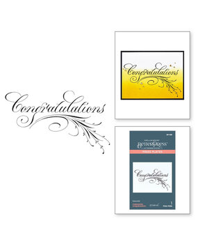 Spellbinders Copperplate Everyday Sentiments Congratulations Press Plate (BP-099) Spellbinders Copperplate Everyday Sentiments Congratulations Press Plate (BP-099)