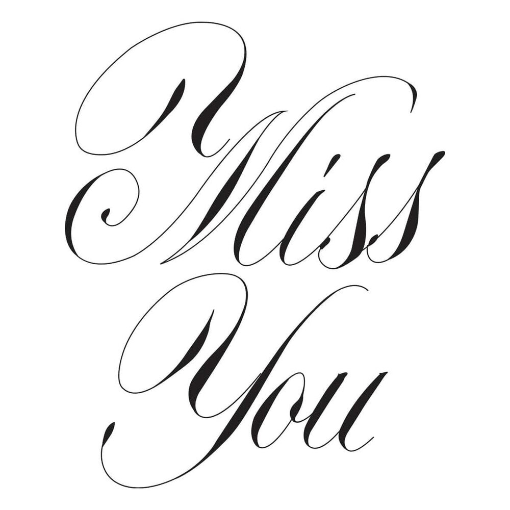 Spellbinders Copperplate Everyday Sentiments Miss You Press Plate (BP-102) Spellbinders Copperplate Everyday Sentiments Miss You Press Plate (BP-102)