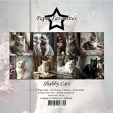 Paper Favourites Shabby Cats 6x6 Inch Paper Pack (PF281)