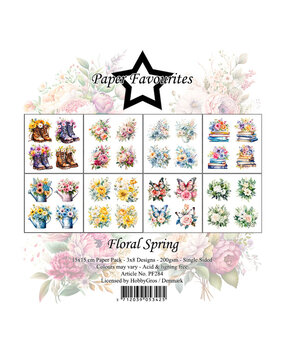 Paper Favourites Floral Spring 6x6 Inch Paper Pack (PF284)