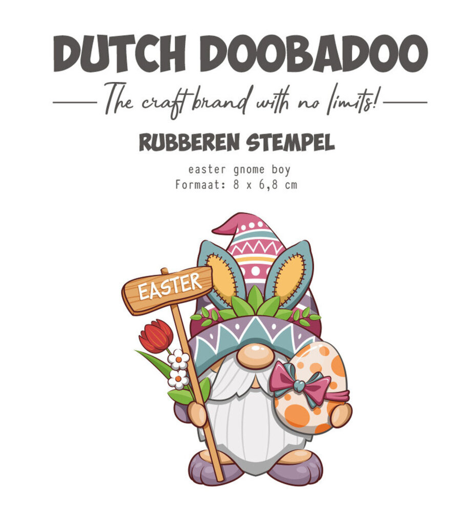 Dutch Doobadoo Rubber Stamp Easter Gnome Boy (497.004.001) Dutch Doobadoo Rubber Stamp Easter Gnome Boy (497.004.001)