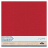 Card Deco Linen Cardstock Christmas Red 10 Vel 30,5x30,5 cm (LKK-SC34)