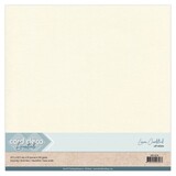 Card Deco Linen Cardstock Off White 10 Vel 30,5x30,5 cm (LKK-SC32)