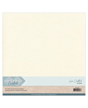 Card Deco Linen Cardstock Off White 10 Vel 30,5x30,5 cm (LKK-SC32) Card Deco Linen Cardstock Off White 10 Vel 30,5x30,5 cm (LKK-SC32)