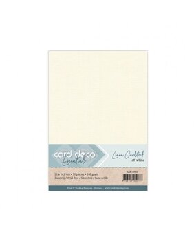 Card Deco Linen Cardstock Off White 10 Vel A5 (LKK-A532) Card Deco Linen Cardstock Off White 10 Vel A5 (LKK-A532)