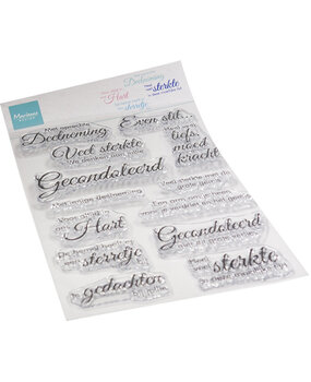 Marianne Design Clear Stamps Met Oprechte Deelneming (CS1164) Marianne Design Clear Stamps Met Oprechte Deelneming (CS1164)