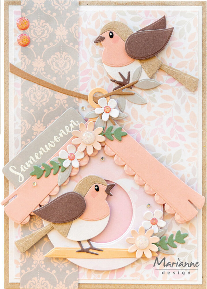 Marianne Design Collectables Birdhouses (COL1540) Marianne Design Collectables Birdhouses (COL1540)