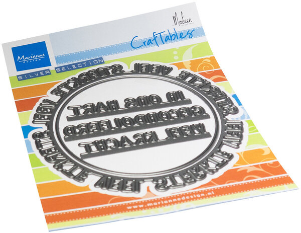 Marianne Design Craftables Veel Sterkte Cirkel (CR1649) Marianne Design Craftables Veel Sterkte Cirkel (CR1649)
