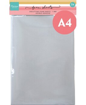 Marianne Design Foam Sheets A4 White 1 mm Double Adhesive (LR0062) Marianne Design Foam Sheets A4 White 1 mm Double Adhesive (LR0062)