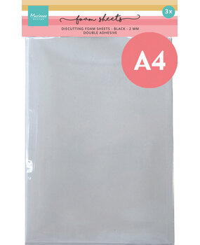 Marianne Design Foam Sheets A4 Black 2 mm Double Adhesive (LR0067) Marianne Design Foam Sheets A4 Black 2 mm Double Adhesive (LR0067)