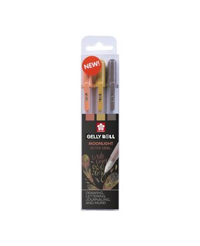 SAKURA Gelly Roll Gelpen Set Fine Moonlight Nature (POXPGBMOO3D)