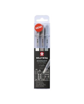 SAKURA Gelly Roll Gelpen Set Fine Moonlight Urban (POXPGBMOO3H)