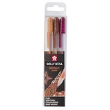 SAKURA Gelly Roll Gelpen Set Metallic Shiny Nature (POXPGBMET3D)