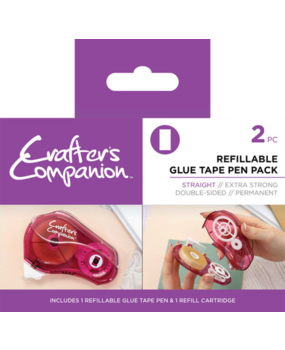 Crafter's Companion Glue Tape Pen & Refill Pack Straight (CC-ADH-STAPE-FILL) Crafter's Companion Glue Tape Pen & Refill Pack Straight (CC-ADH-STAPE-FILL)