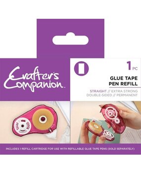 Crafter's Companion Glue Tape Pen Straight Refill (CC-ADH-REFILL-ST) Crafter's Companion Glue Tape Pen Straight Refill (CC-ADH-REFILL-ST)