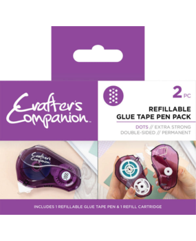 Crafter's Companion Glue Tape Pen & Refill Pack Dots (CC-ADH-DTAPE-FILL) Crafter's Companion Glue Tape Pen & Refill Pack Dots (CC-ADH-DTAPE-FILL)