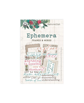 P13 Naturalist Ephemera Frames and Words (P13-NAT-37)