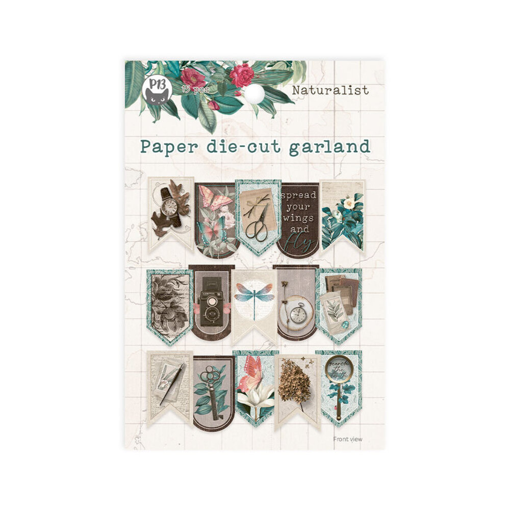 P13 Naturalist Paper Die-Cut Garland (P13-NAT-32) P13 Naturalist Paper Die-Cut Garland (P13-NAT-32)