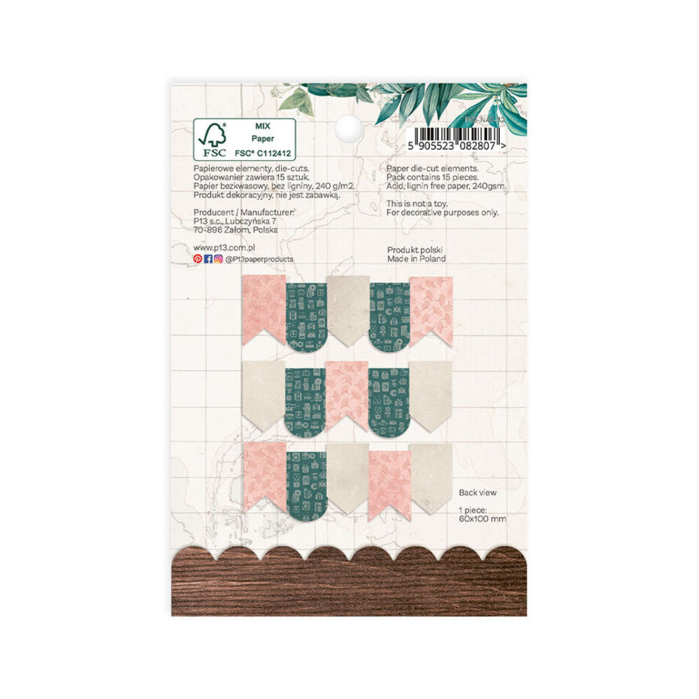 P13 Naturalist Paper Die-Cut Garland (P13-NAT-32) P13 Naturalist Paper Die-Cut Garland (P13-NAT-32)