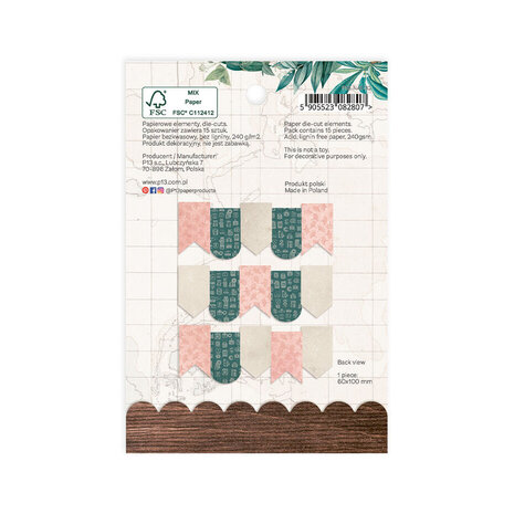 P13 Naturalist Paper Die-Cut Garland (P13-NAT-32) P13 Naturalist Paper Die-Cut Garland (P13-NAT-32)