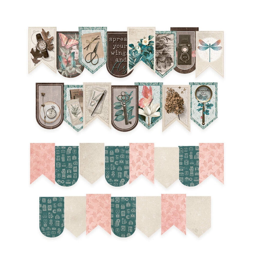P13 Naturalist Paper Die-Cut Garland (P13-NAT-32) P13 Naturalist Paper Die-Cut Garland (P13-NAT-32)