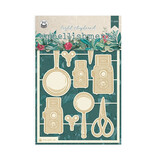 P13 Naturalist Light Chipboard Embellishments 02 (P13-NAT-45)