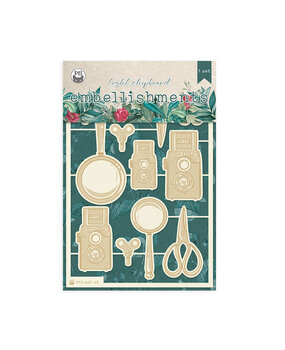 P13 Naturalist Light Chipboard Embellishments 02 (P13-NAT-45) P13 Naturalist Light Chipboard Embellishments 02 (P13-NAT-45)