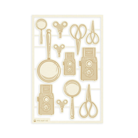 P13 Naturalist Light Chipboard Embellishments 02 (P13-NAT-45) P13 Naturalist Light Chipboard Embellishments 02 (P13-NAT-45)