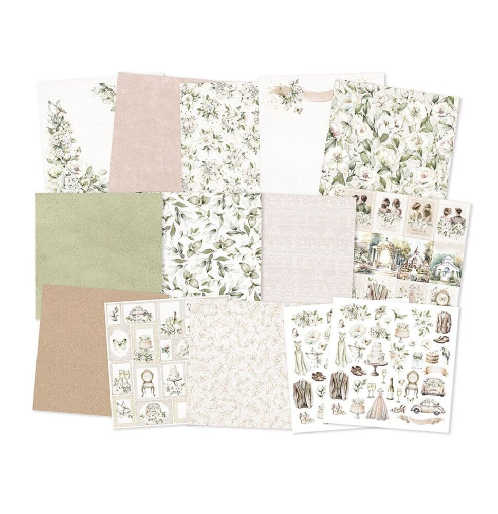 P13 Love and Lace 12x12 Inch Paper Pad (P13-LAL-08)