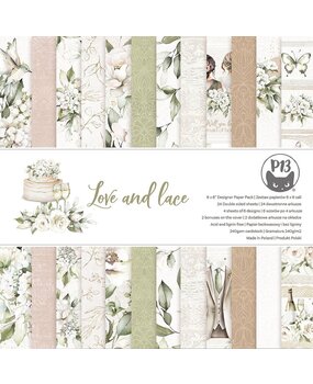 P13 Love and Lace 6x6 Inch Paper Pad (P13-LAL-09)