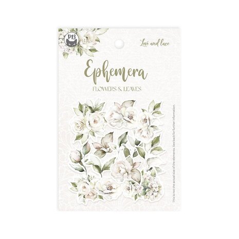 P13 Love and Lace Ephemera Flowers and Leaves (P13-LAL-26)