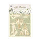 P13 Love and Lace Light Chipboard Embellishments 01 (P13-LAL-44)