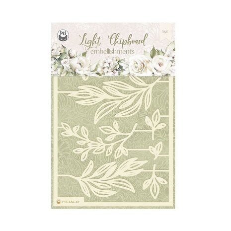 P13 Love and Lace Light Chipboard Embellishments 04 (P13-LAL-47) P13 Love and Lace Light Chipboard Embellishments 04 (P13-LAL-47)