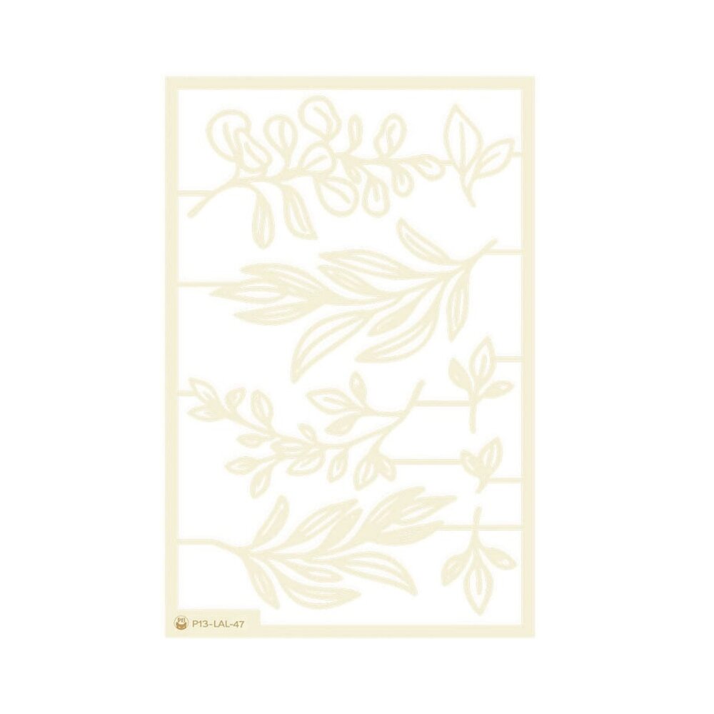 P13 Love and Lace Light Chipboard Embellishments 04 (P13-LAL-47) P13 Love and Lace Light Chipboard Embellishments 04 (P13-LAL-47)