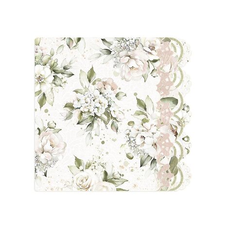 P13 Love and Lace Light Chipboard Embellishments 6x6 Inch Album Base with Papers (P13-LAL-56) P13 Love and Lace Light Chipboard Embellishments 6x6 Inch Album Base with Papers (P13-LAL-56)